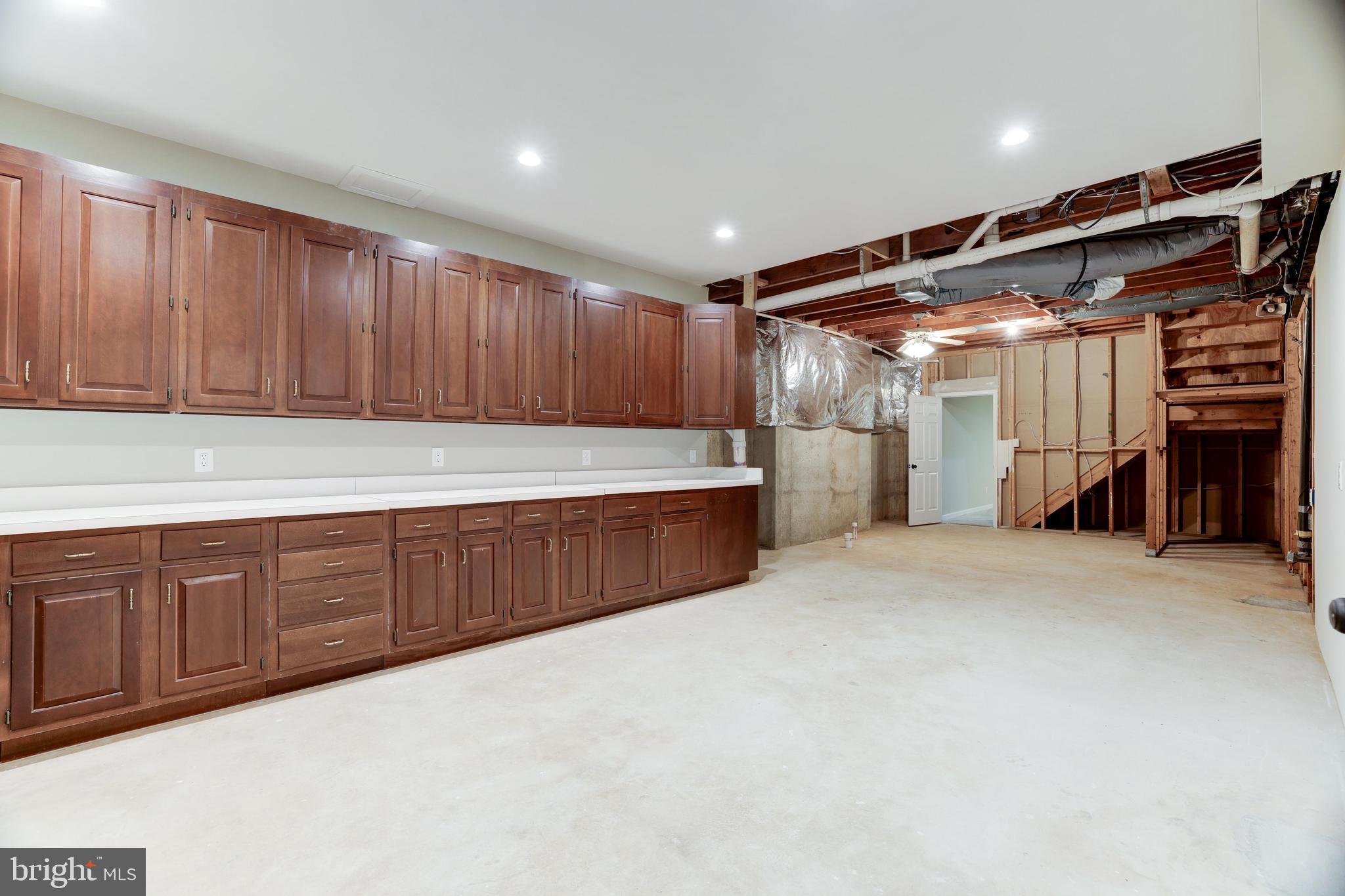 2548 Five Oaks Road Vienna, VA 22181 - Photo 73 of 101 Additional Basement with bathroom rough -in