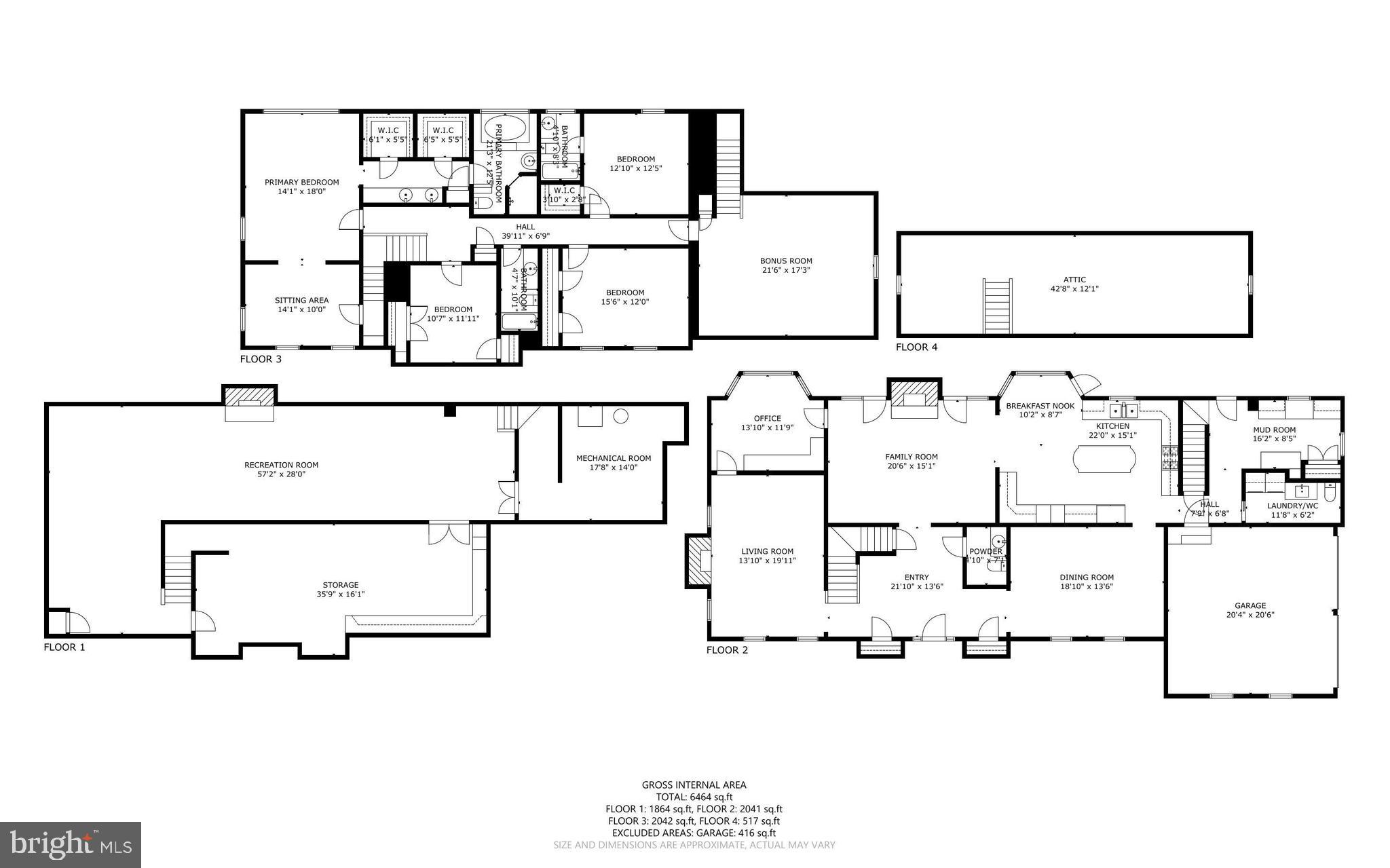 2548 Five Oaks Road Vienna, VA 22181 - Photo 82 of 101 Overall Layout of 2548 Five Oaks Road
