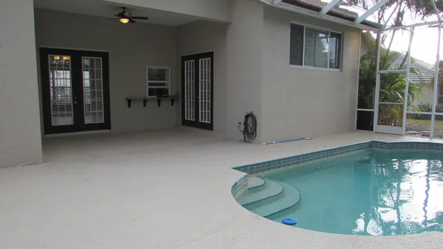 a view of a indoor swimming pool