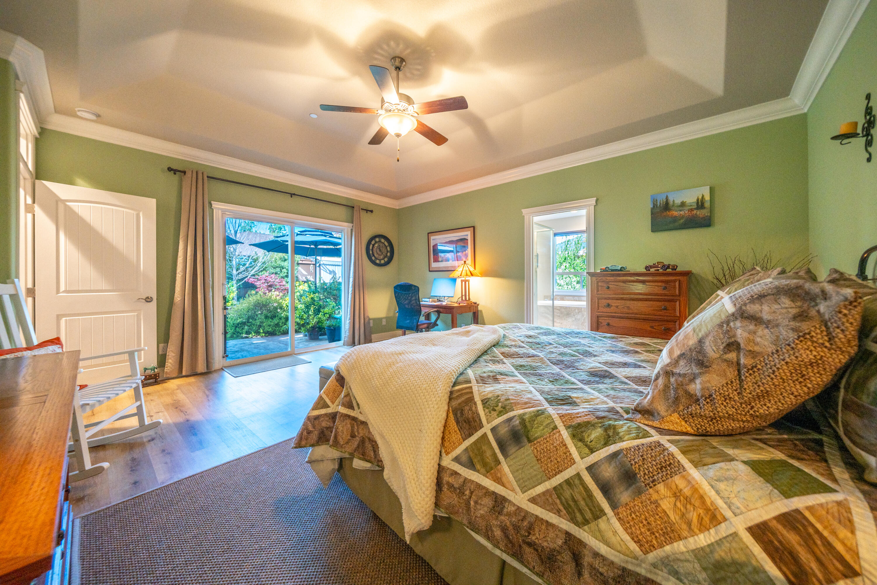 3415 Hotlam Road Redding, CA 96002 - Photo 22 of 63 Primary bedroom with slider to backyard