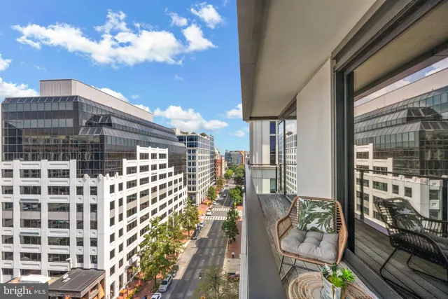 a view of a building with a lot of buildings