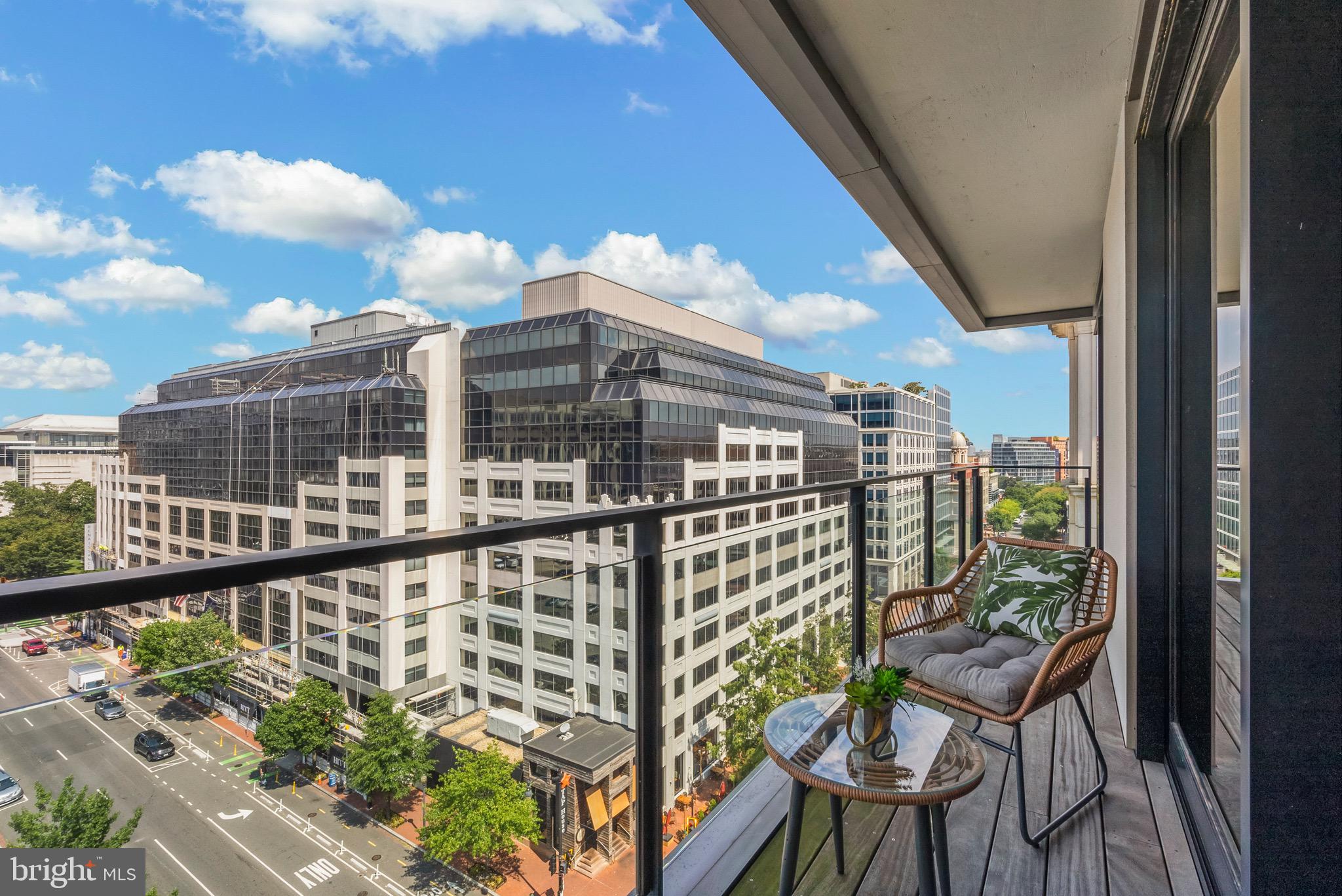 920 I Street Northwest, Unit 1009 Washington, DC 20001 - Photo 71 of 75 a view of balcony with a potted plant
