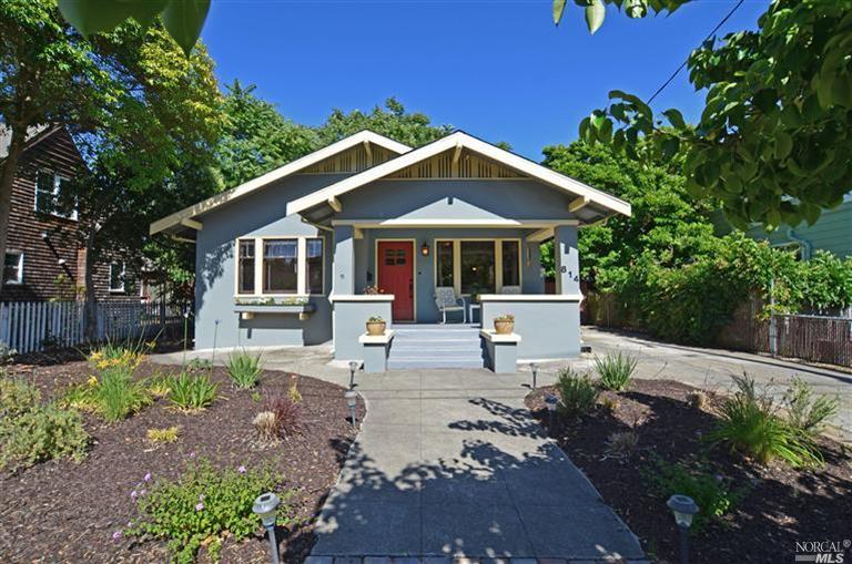 814 Orchard Street Santa Rosa, CA 95404 - Photo 1 of 1 Classic 1920's Craftsman bungalow with covered front porch.