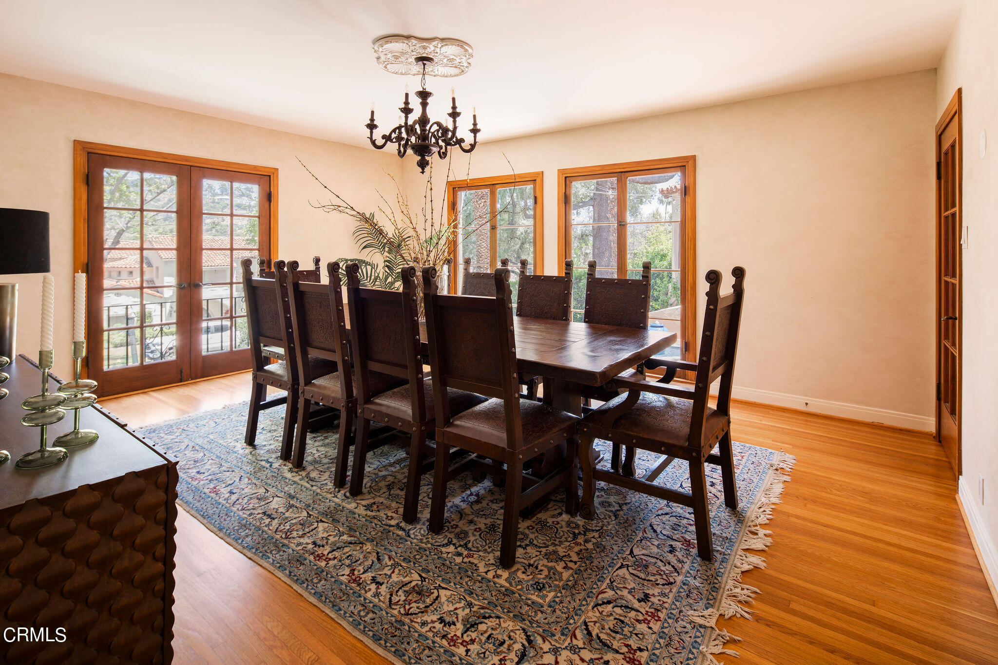 1211 Cortez Drive Glendale, CA 91207 - Photo 13 of 51 a view of a dining room with furniture window and wooden floor