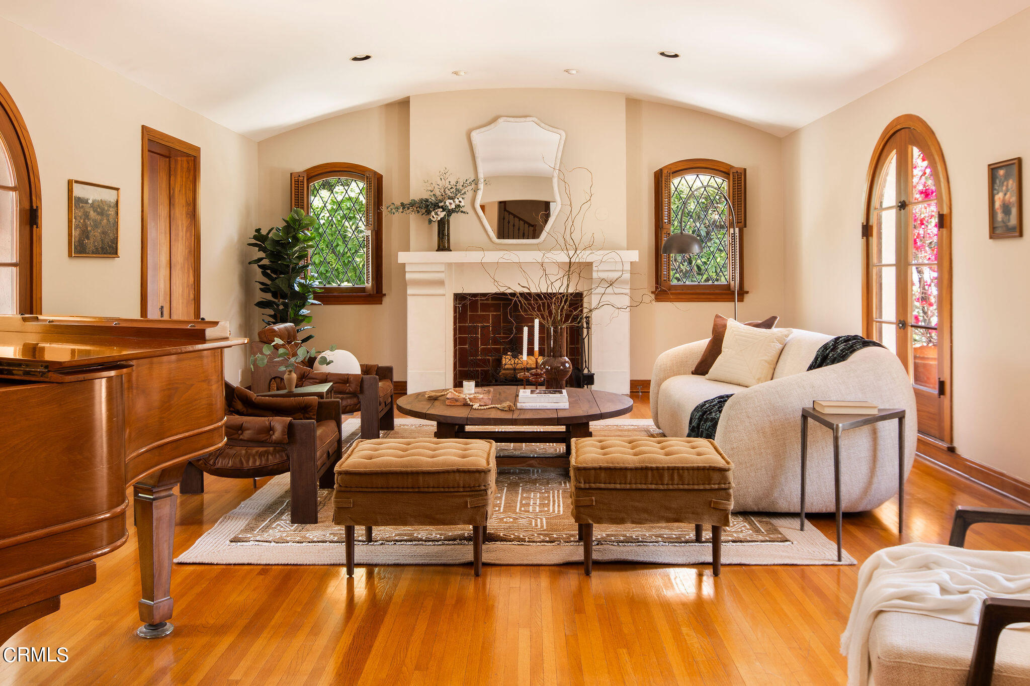 1211 Cortez Drive Glendale, CA 91207 - Photo 7 of 51 a living room with furniture fireplace and potted plants