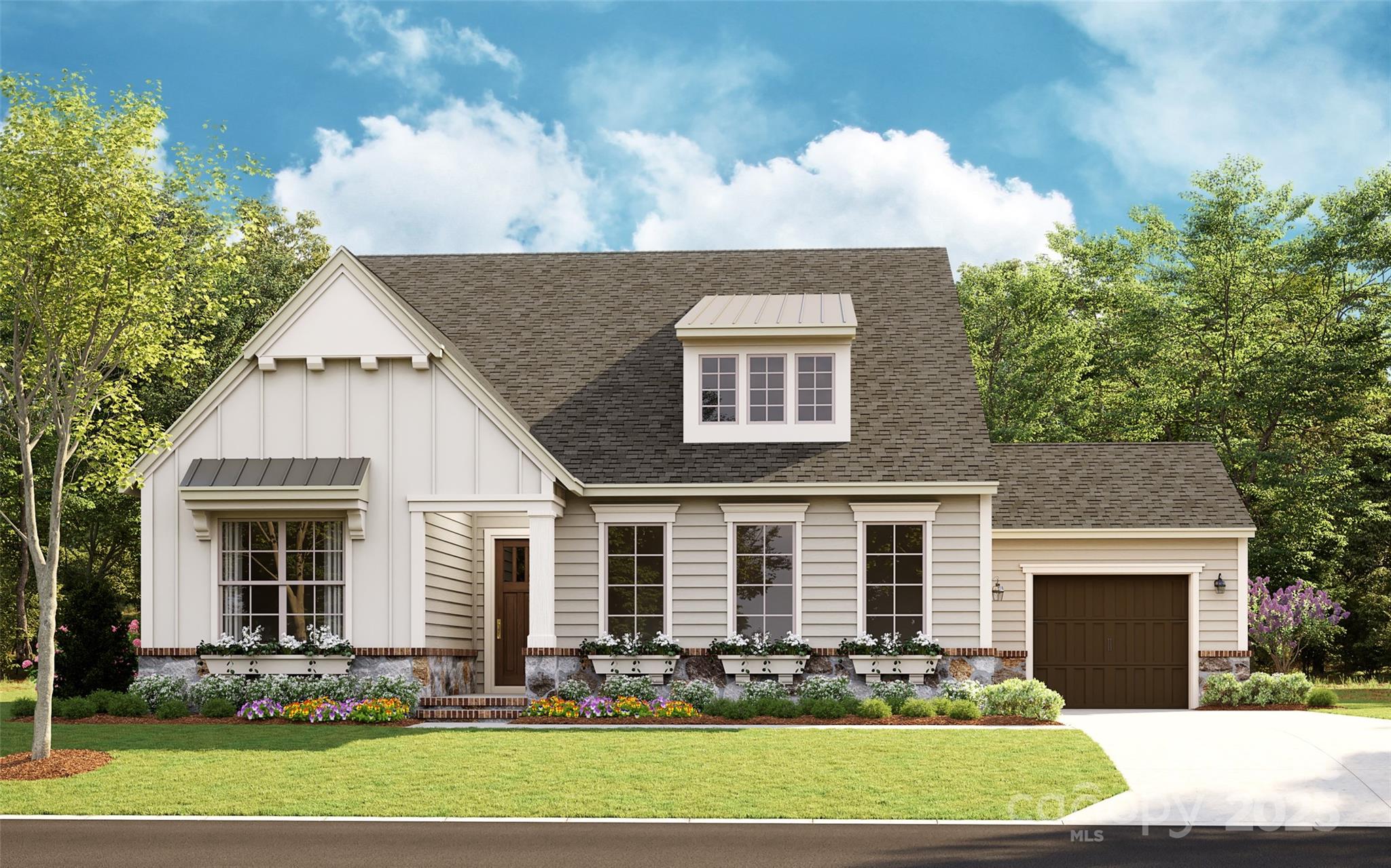 134 Willow Vw Loop, Unit 1 Davidson, NC 28036 - Photo 1 of 1 a front view of a house with garden