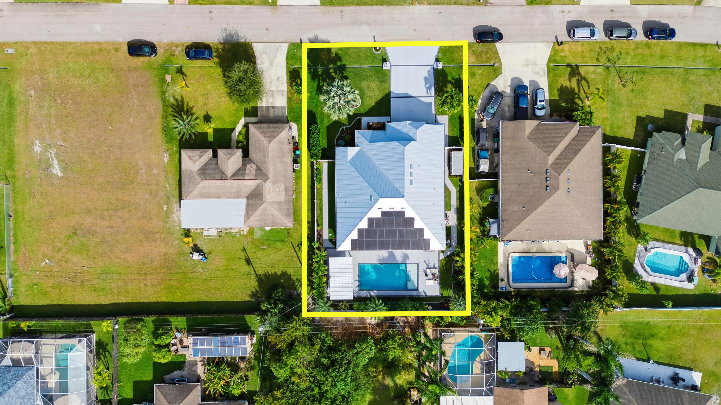 2758 Southwest Onaway Avenue Port St. Lucie, FL 34987 - Photo 45 of 49 an aerial view of multiple house