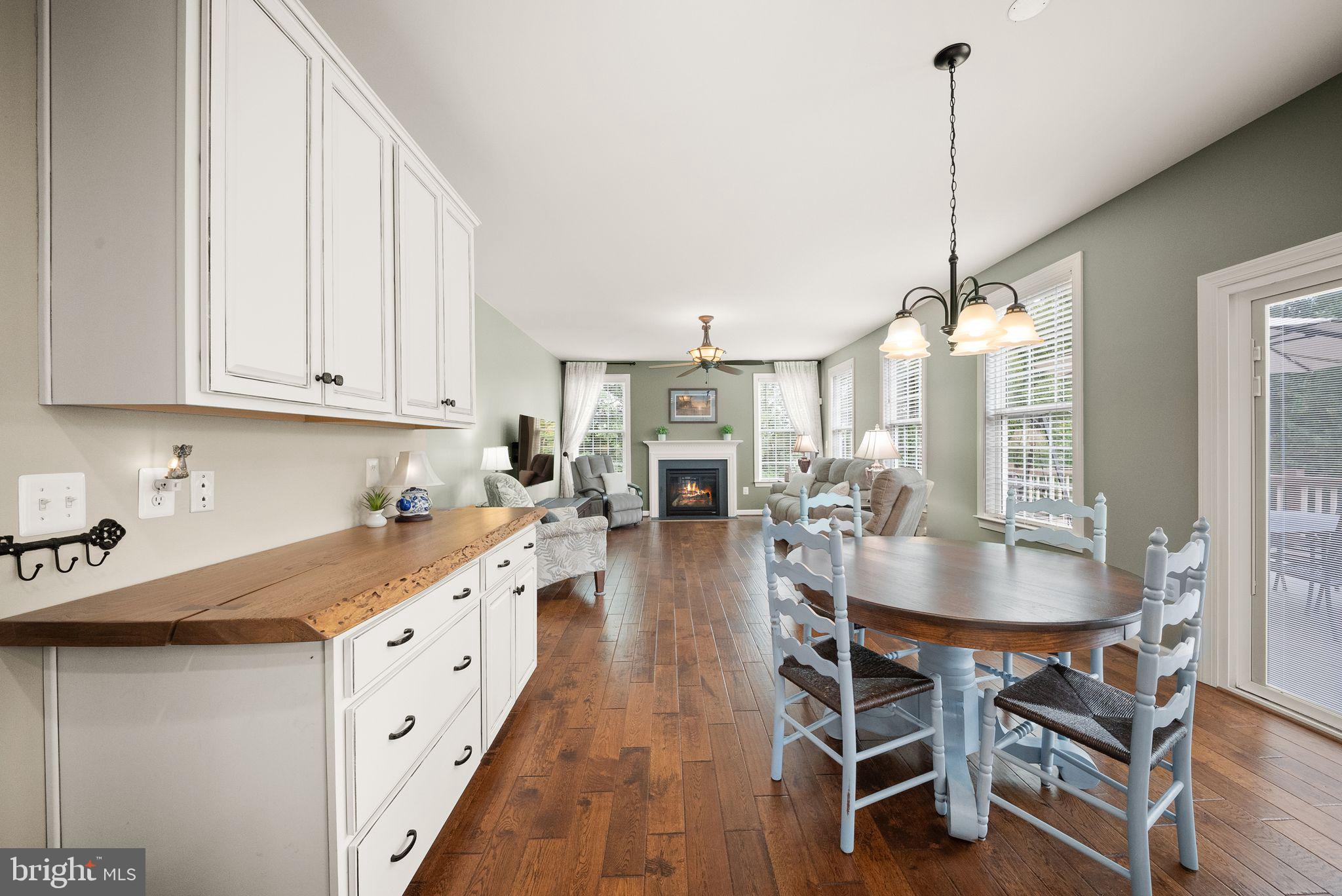 35499 Broken Arrow Road Round Hill, VA 20141 - Photo 12 of 82 Live edge wood counter on butler's pantry