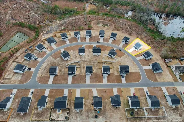 a front view of a building