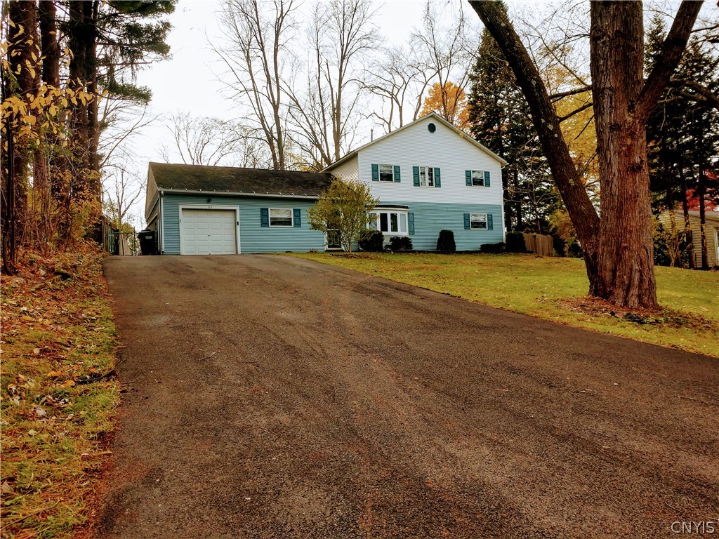 front double-wide driveway