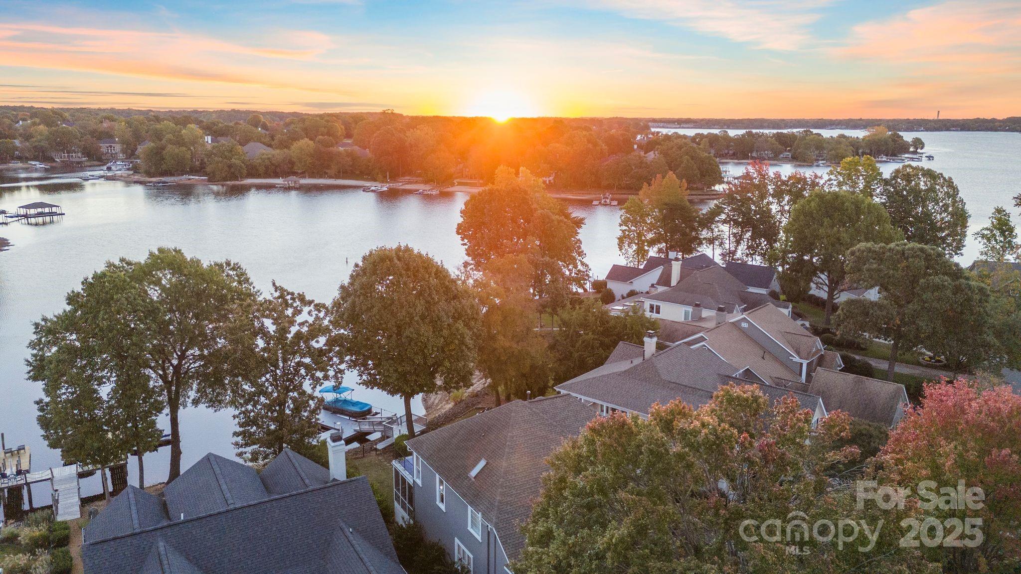 17701 Springwinds Drive Cornelius, NC 28031 - Photo 48 of 48 an aerial view of lake residential house with outdoor space and river