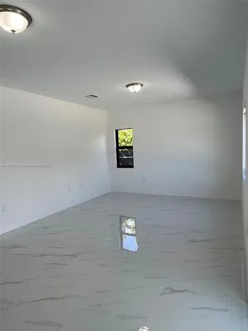 a view of an empty room