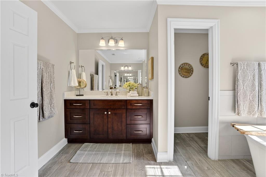 8508 Rosedale Drive Oak Ridge, NC 27310 - Photo 24 of 50 Separate vanities, room for two routines.
