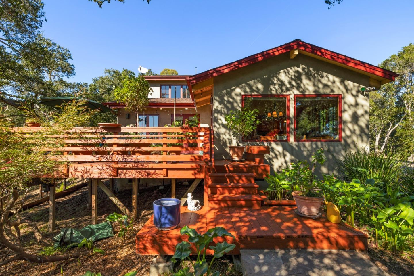 4710 North Rodeo Gulch Road Soquel, CA 95073 - Photo 40 of 97 a view of a house with a tree