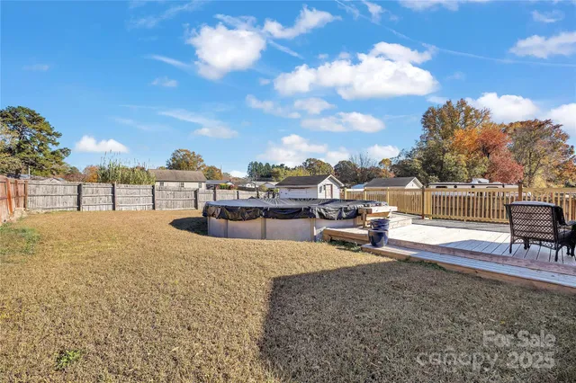 a view of a terrace with sitting area