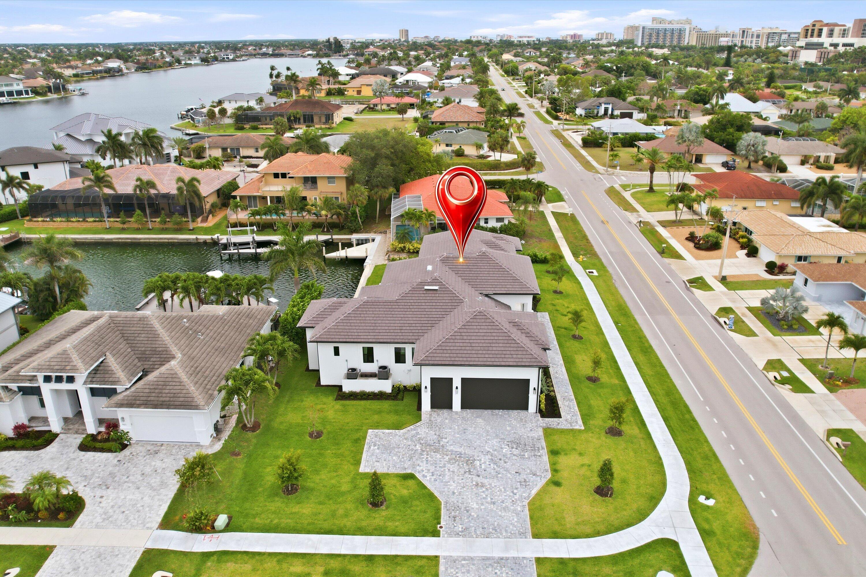 211 Landmark Street Marco Island, FL 34145 - Photo 79 of 85 79-Aerial Photo 006
