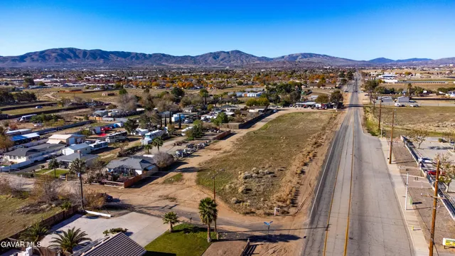 a view of a city and mountains