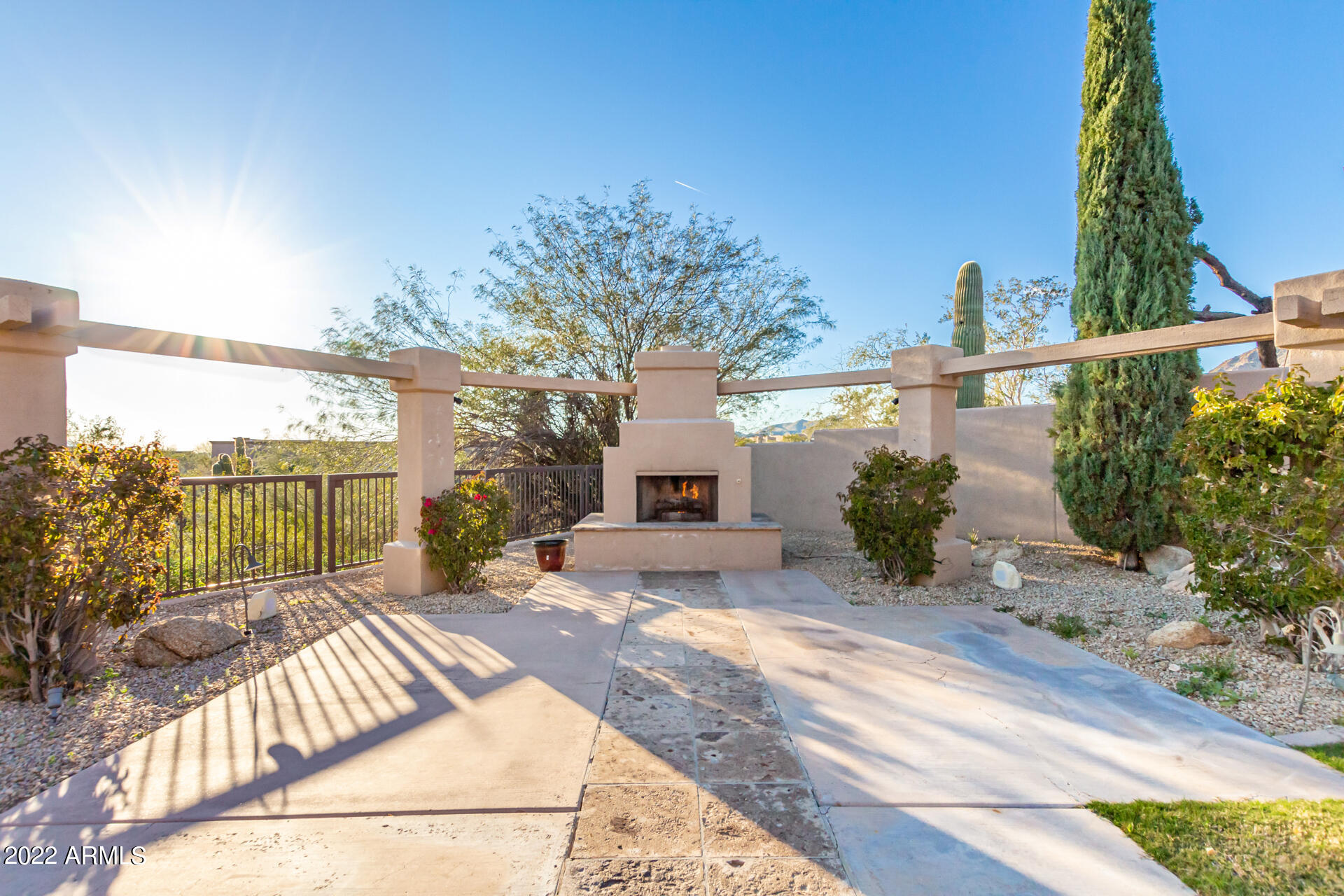 13607 East Geronimo Road Scottsdale, AZ 85259 - Photo 50 of 85 Outdoor gas fireplace.