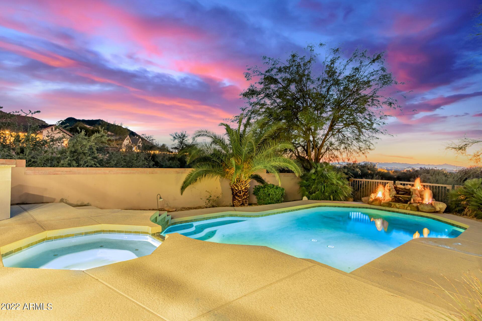 13607 East Geronimo Road Scottsdale, AZ 85259 - Photo 64 of 85 Amazing sunsets from the heated pool.