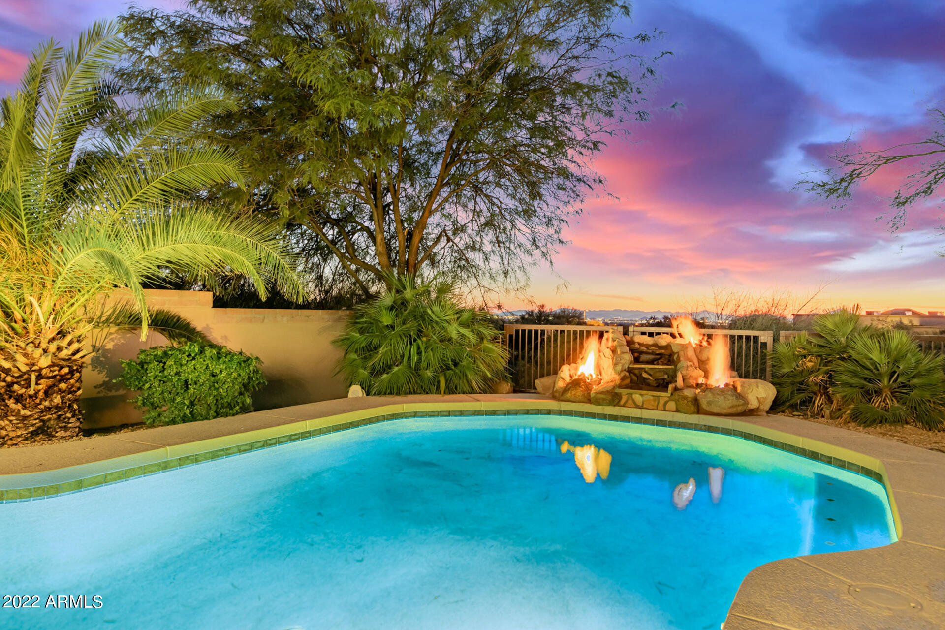 13607 East Geronimo Road Scottsdale, AZ 85259 - Photo 66 of 85 Beautiful backyard lighting.