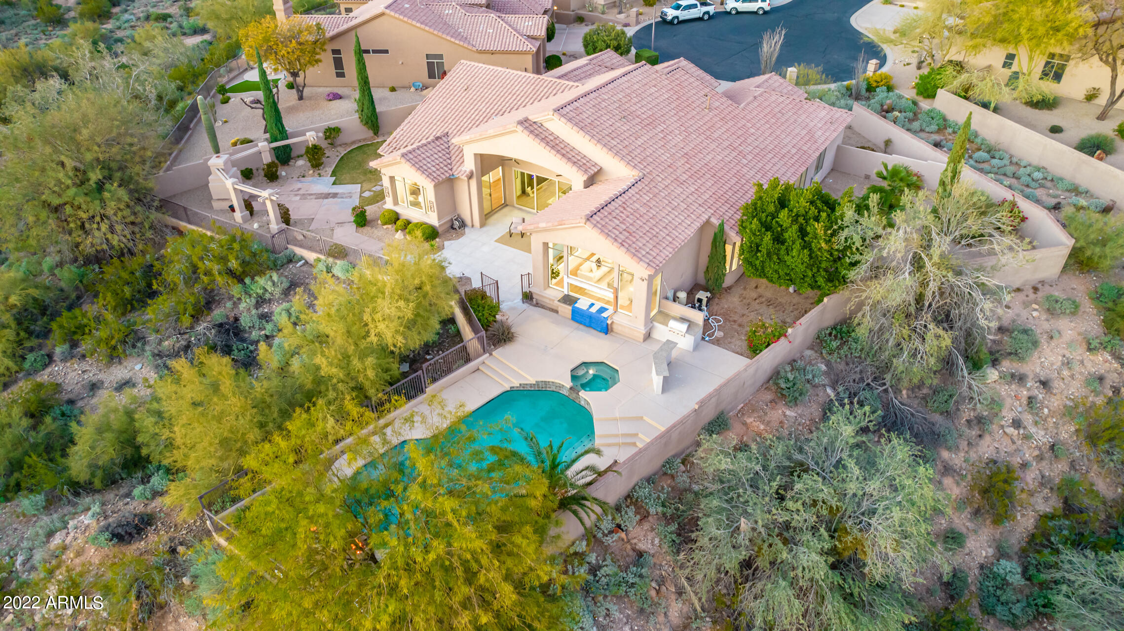 13607 East Geronimo Road Scottsdale, AZ 85259 - Photo 71 of 85 Extra privacy in the backyard.