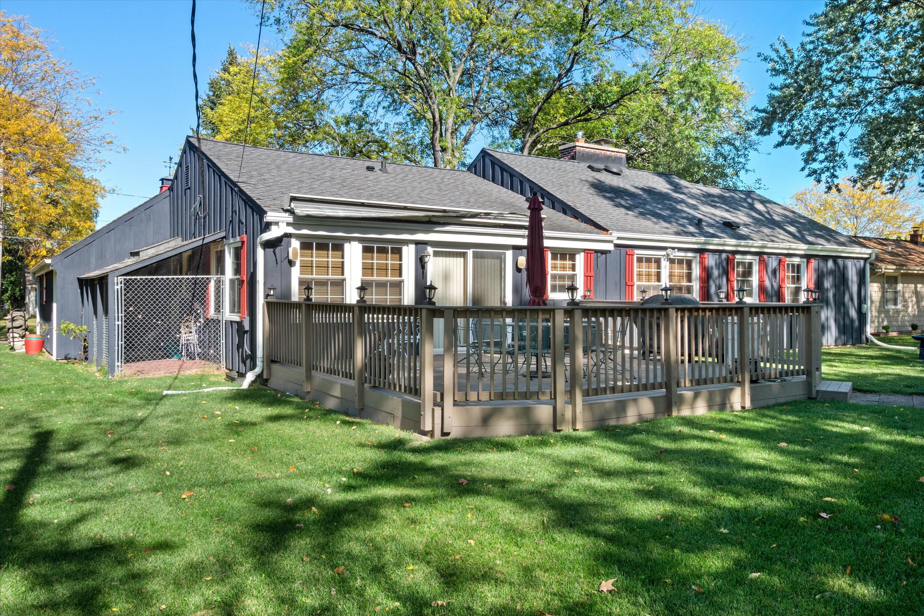 1031 West Bender Road Glendale, WI 53217 - Photo 33 of 35 Back Yard and Deck