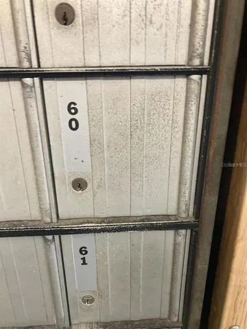 a view of a door