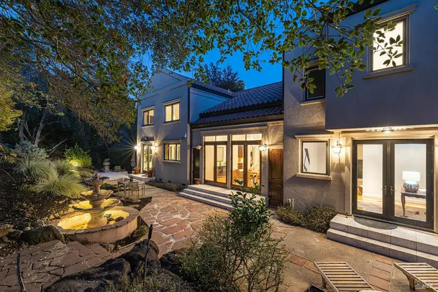 a kitchen with lots of counter top space