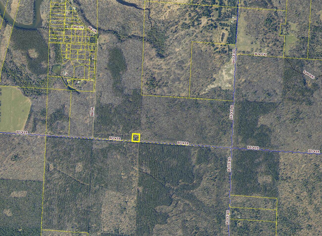 7470 Becker Road Manistee, MI 49660 - Photo 32 of 32 Aerial 2