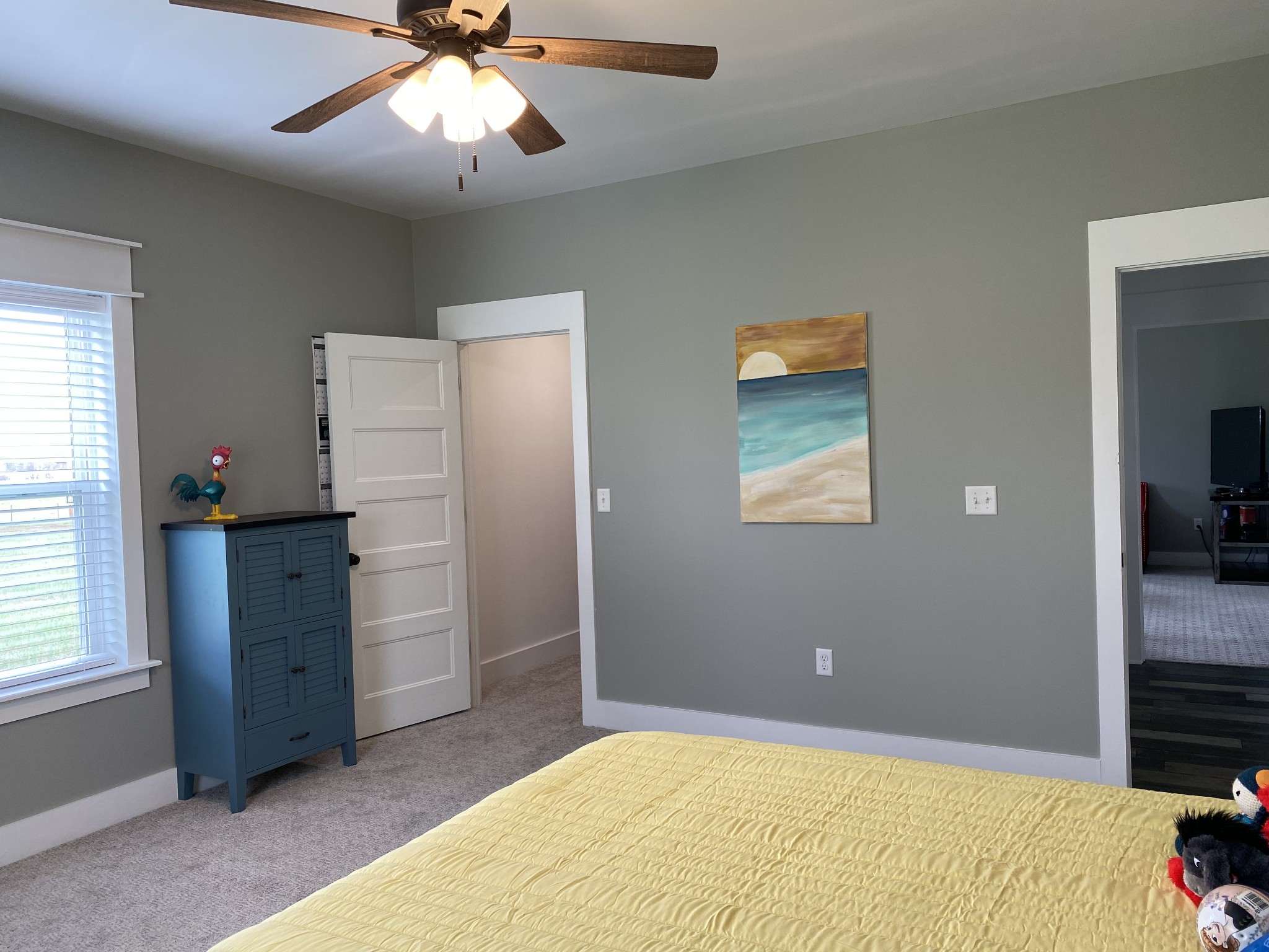 1259 Martin Road Morrison, TN 37357 - Photo 21 of 68 a bedroom with a bed and a ceiling fan