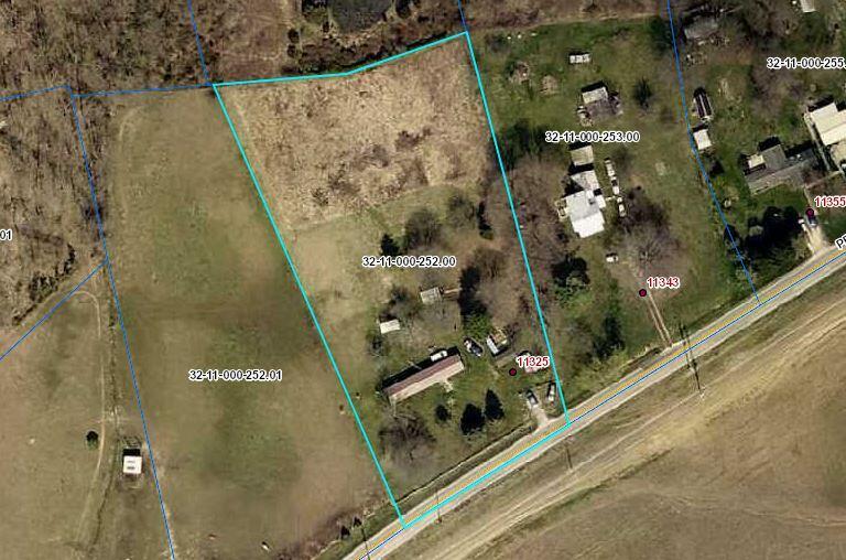 11325 Petersburg Road Hillsboro, OH 45133 - Photo 1 of 15 Aerial View with Property Lines