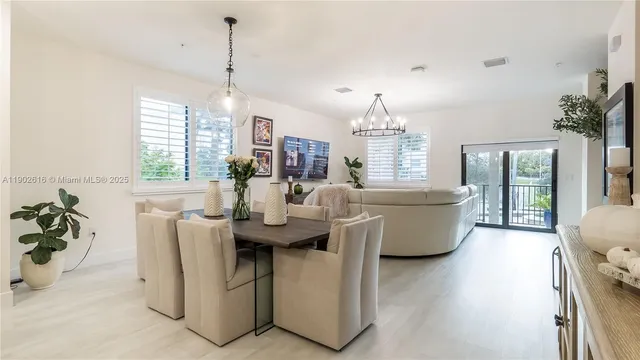 a view of living room kitchen and microwave