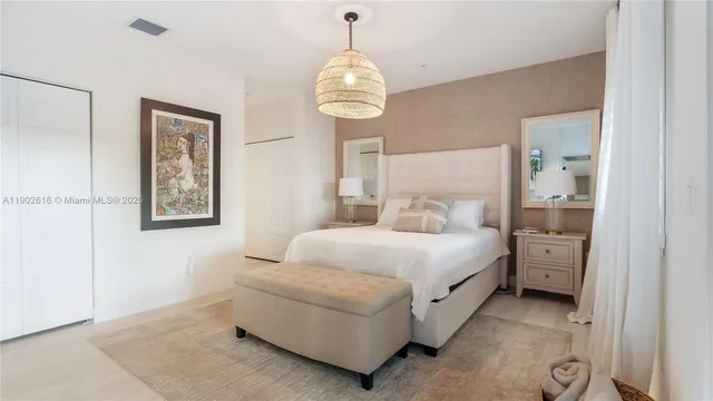 a view of a balcony with furniture