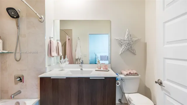 a view of a balcony with wooden floor