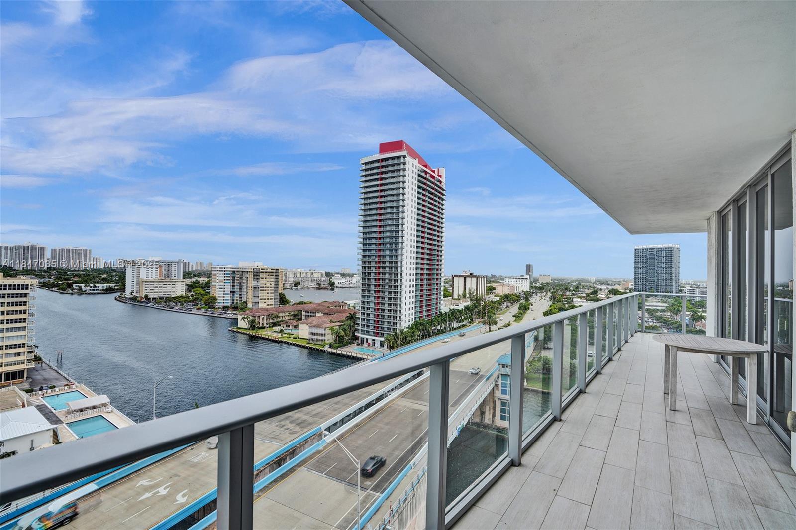 4010 South Ocean Drive, Unit R908 Hollywood, FL 33019 - Photo 25 of 53 a view of balcony with city view