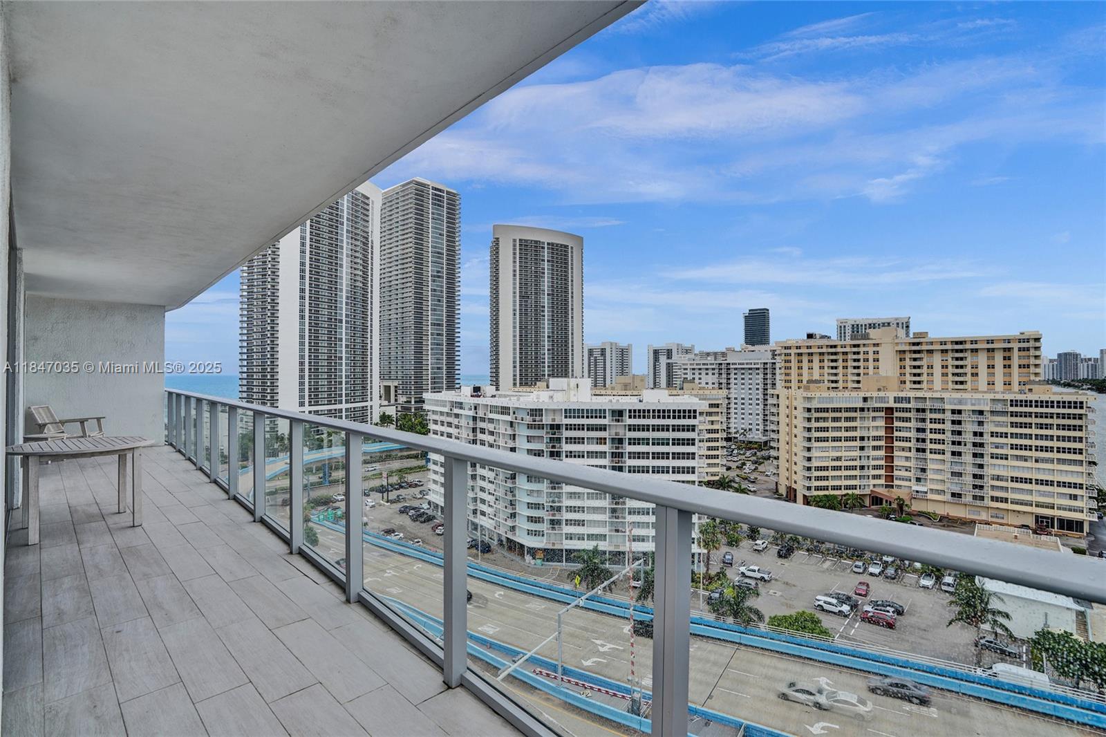 4010 South Ocean Drive, Unit R908 Hollywood, FL 33019 - Photo 27 of 53 a view of balcony with city view