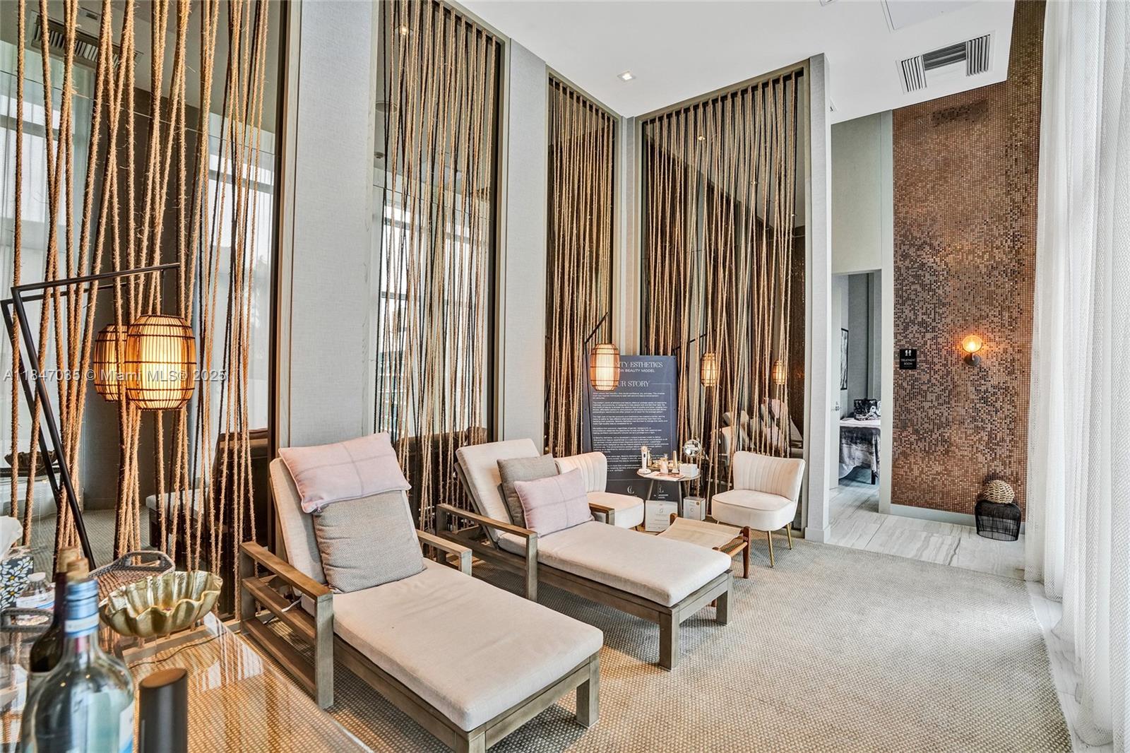 4010 South Ocean Drive, Unit R908 Hollywood, FL 33019 - Photo 51 of 53 a living room with furniture and large windows