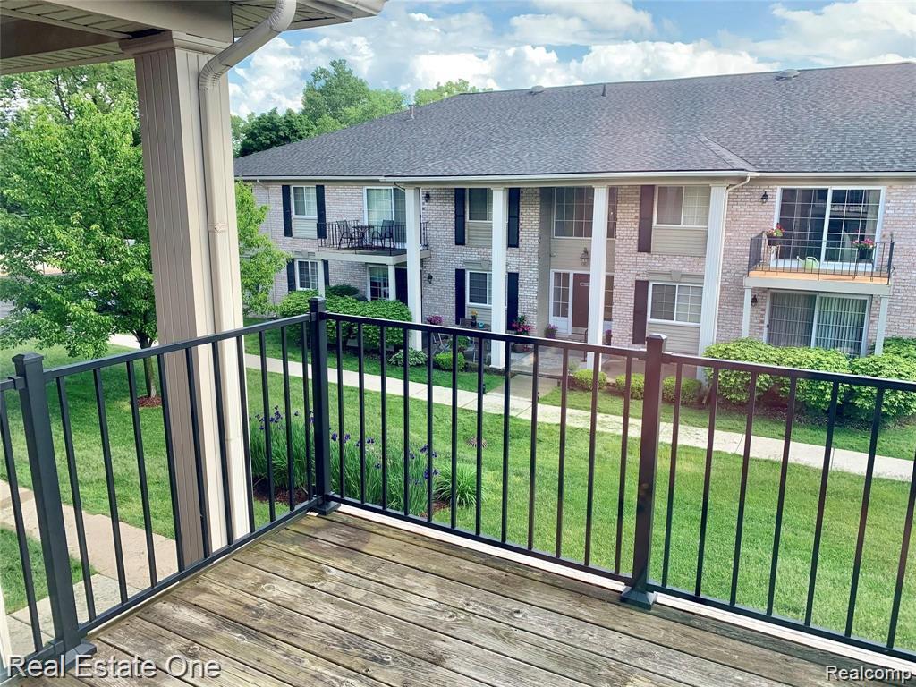 6121 Orchard Lake Road, Unit 202 West Bloomfield, MI 48322 - Photo 17 of 18 6121 Orchard Lake Rd 202 Balcony.jpg