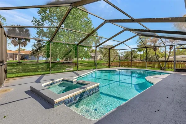a view of a backyard with a garden