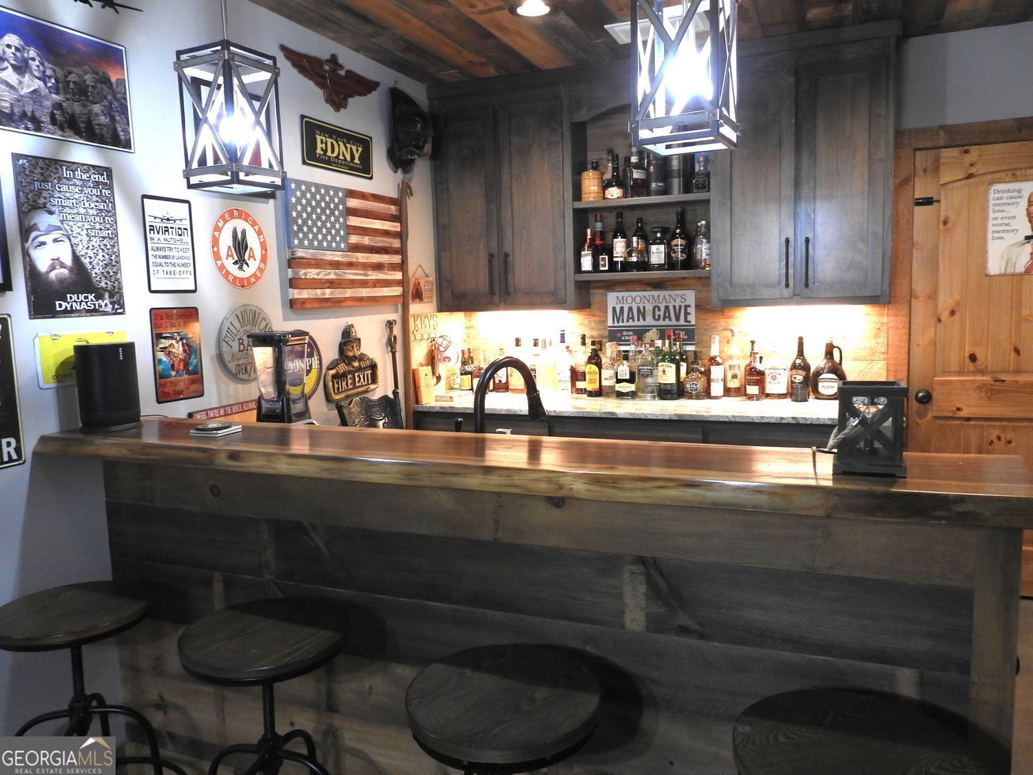 366 Shepherds Lane Morganton, GA 30560 - Photo 63 of 77 a bathroom with a sink and a mirror
