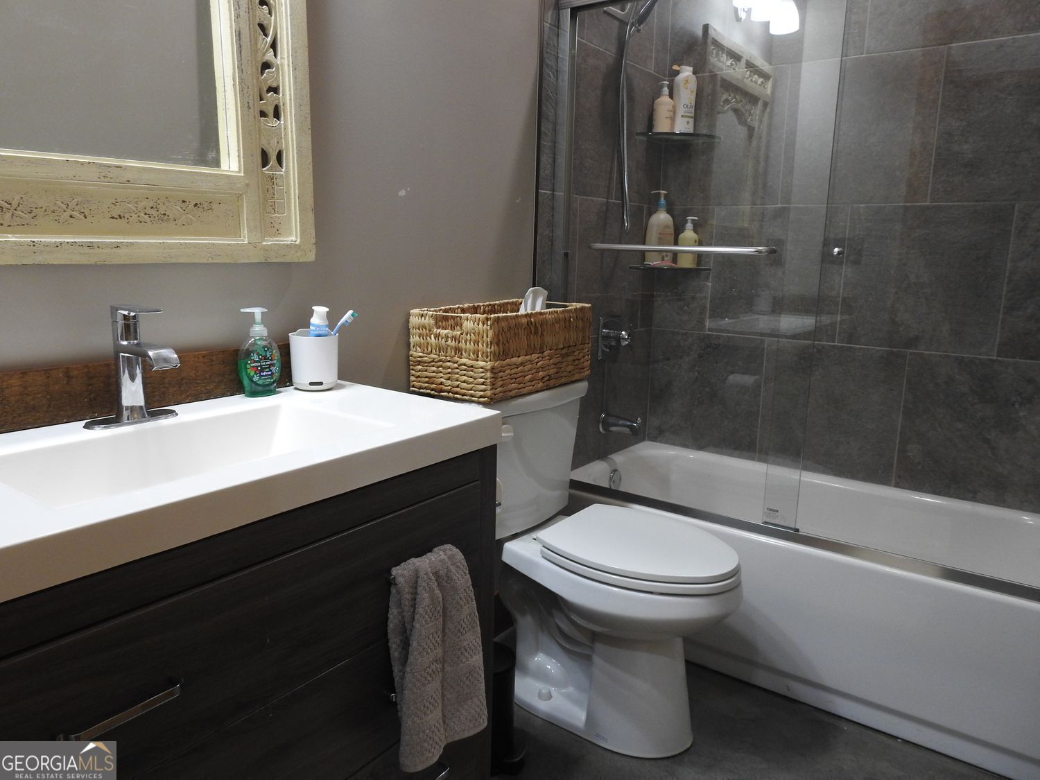 366 Shepherds Lane Morganton, GA 30560 - Photo 72 of 77 a bathroom with a sink a toilet and shower