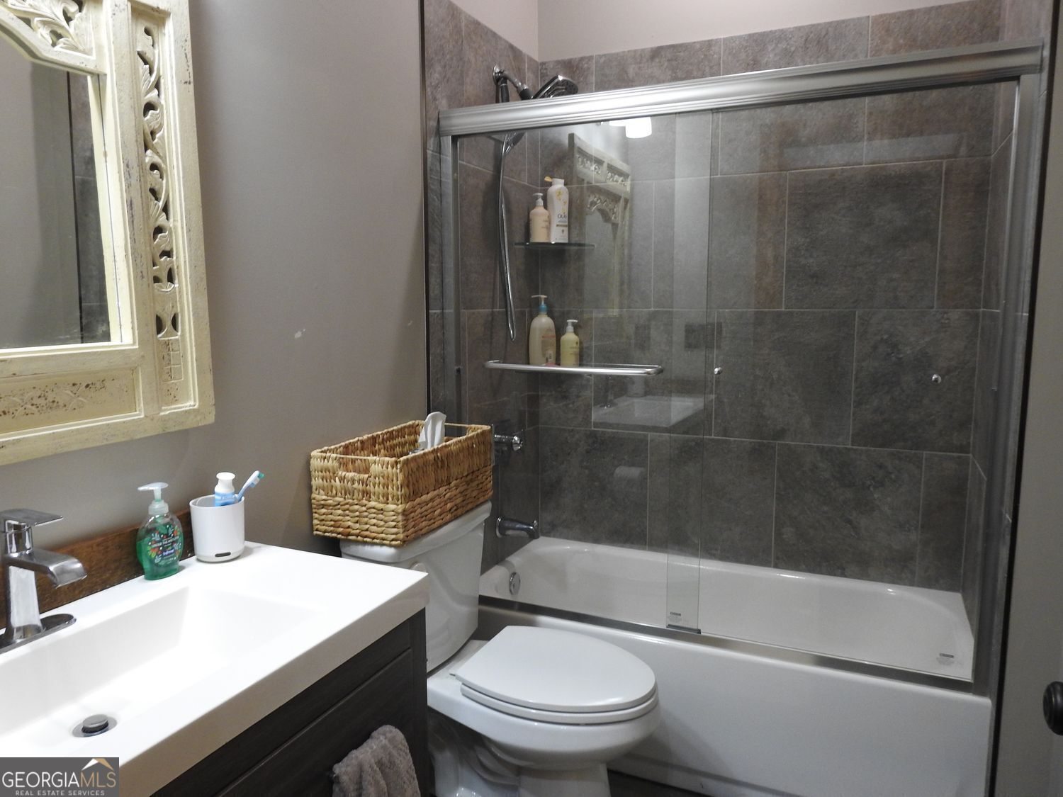 366 Shepherds Lane Morganton, GA 30560 - Photo 73 of 77 a bathroom with a sink a toilet and shower