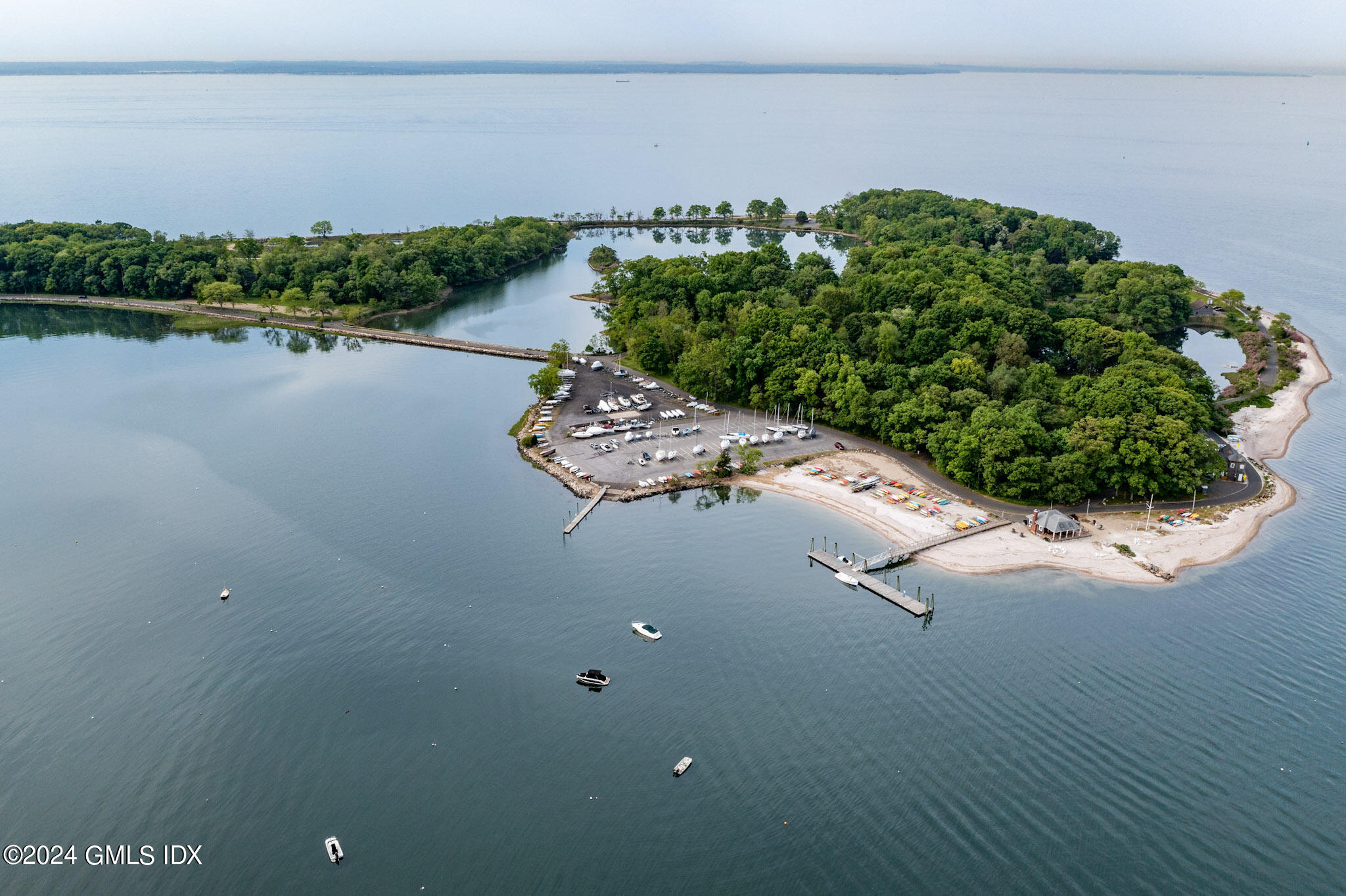 16 Old Track Road, Unit PH #3 Greenwich, CT 06830 - Photo 24 of 25 a view of a lake with outdoor space