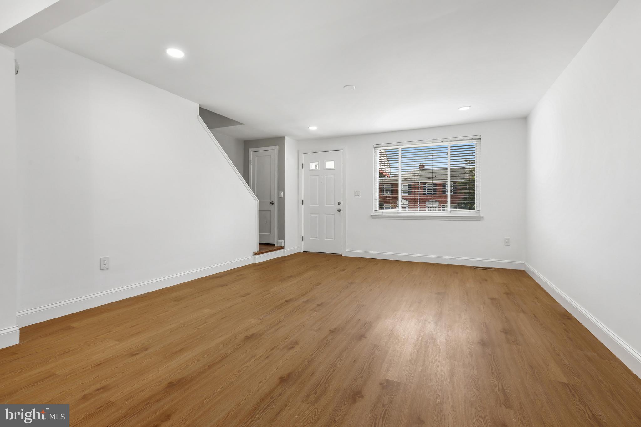 1714 Pin Oak Road Parkville, MD 21234 - Photo 9 of 41 Living Room with recessed lights & blinds