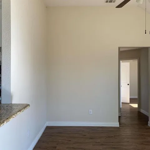 a view of an empty room