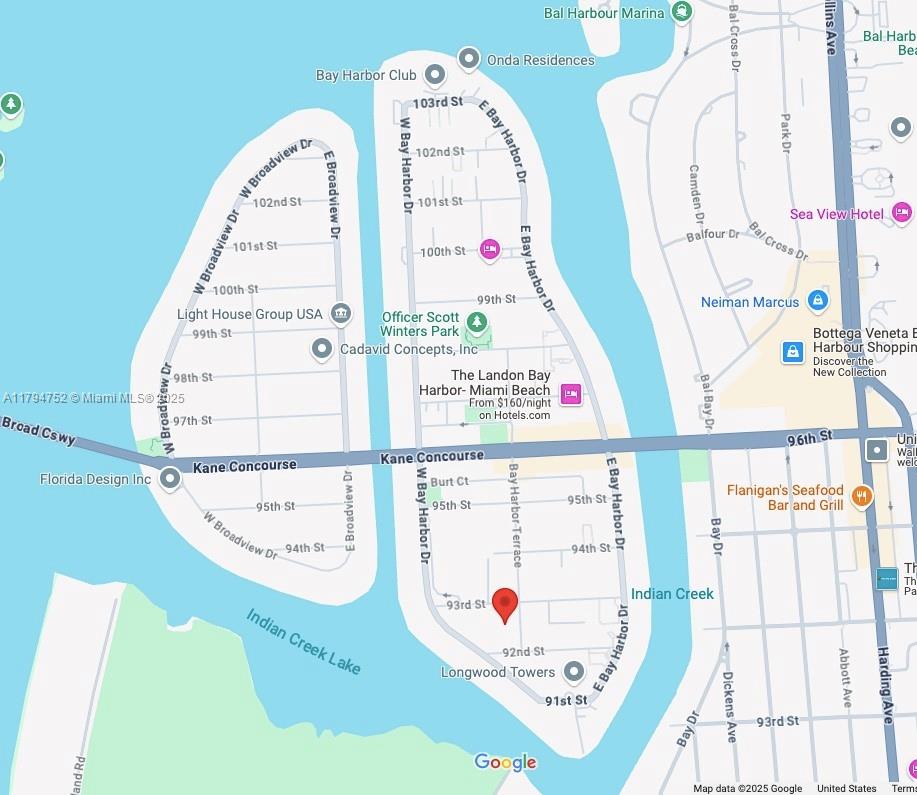 9260 Bay Harbor Terrace, Unit 22 Bay Harbor Islands, FL 33154 - Photo 24 of 24 with view of a floor to ceiling window