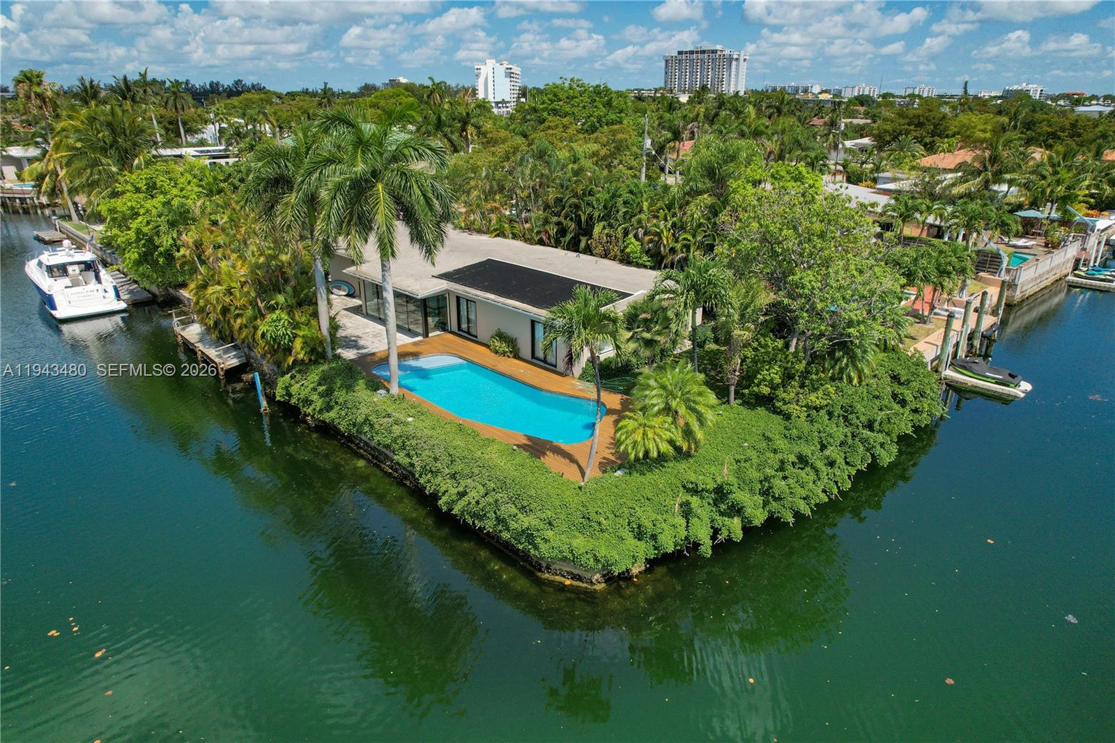 12901 Oleander Road North Miami, FL 33181 - Photo 6 of 30 an aerial view of a house