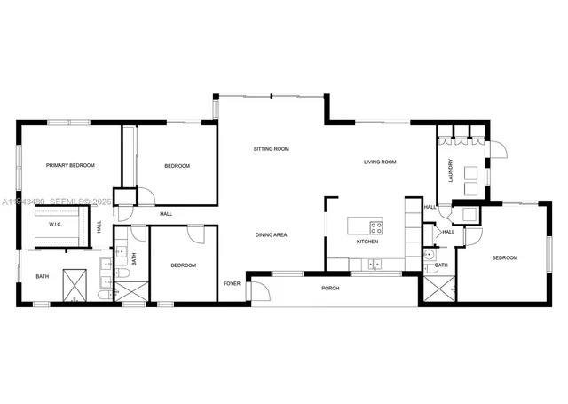 an aerial view of lake and residential houses with outdoor space
