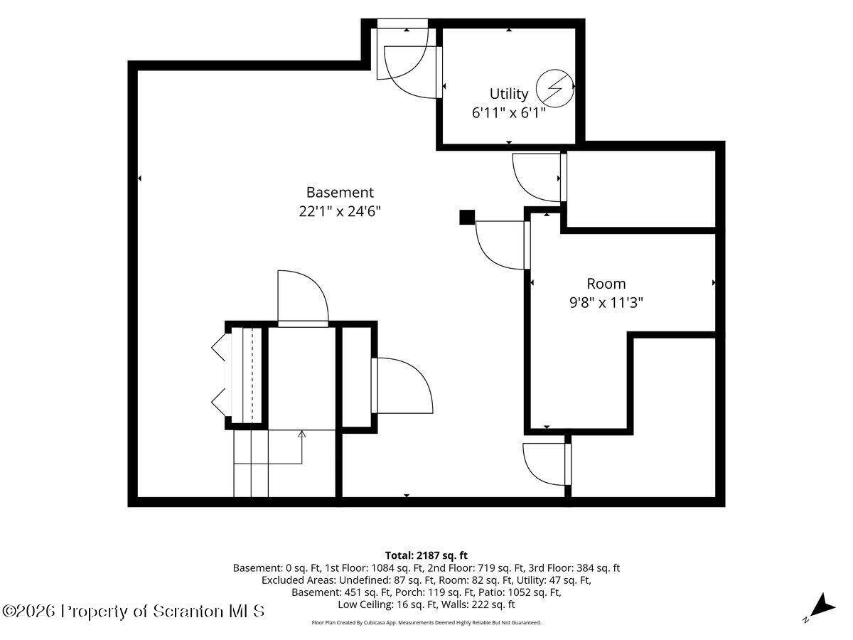 201 Moosic Road Old Forge, PA 18518 - Photo 46 of 49 1st_floor_floor plan