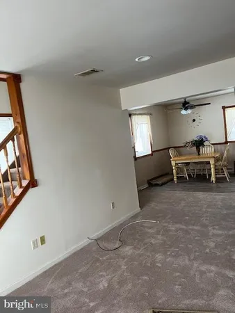 a view of a room with window